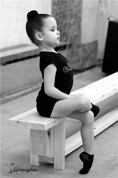 Будущая балерина!