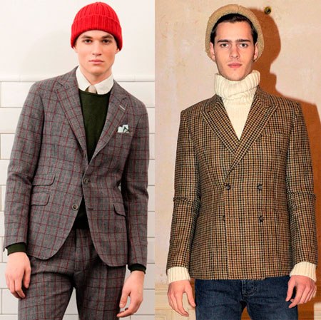 Клетчатый пиджак — модный мужской тренд сезона осень-зима 2012-2013