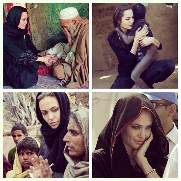 Я думаю Джоли одна из немногих, чья внешность так же красива как и душа.