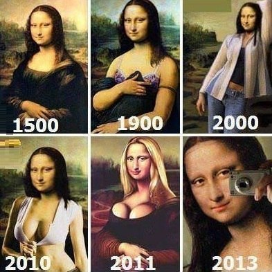 Как поменялась Мона Лиза))