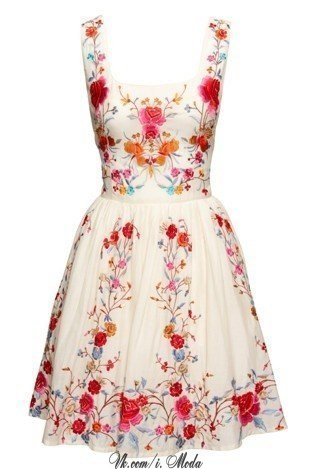 красивые цветочные платья!