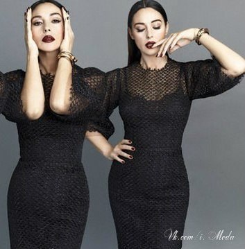 Роскошная Моника Белуччи для свежего номера S Moda в нарядах  Dolce & Gabbana.