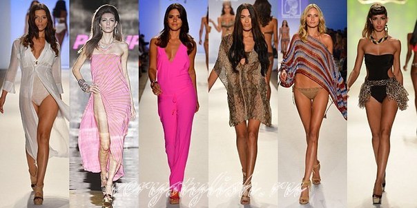 Модные тенденции пляжной моды 2013.