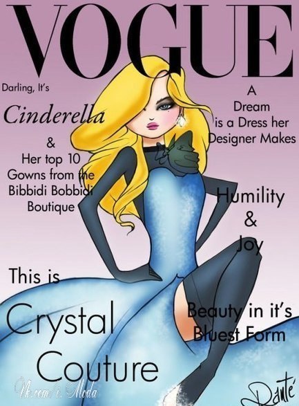 Иллюстратор и дизайнер Данте Тайлер (Dante Tyler) представил всех принцесс из  мультфильмов  Disney в качестве моделей американского выпуска  Vogue.