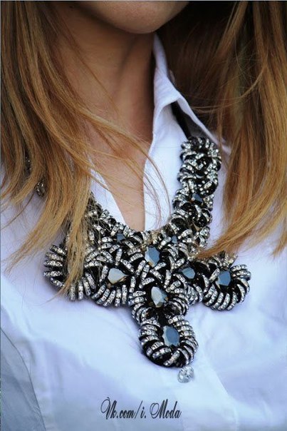 Модный тренд: массивное ожерелье.