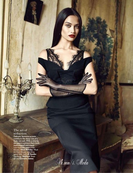 Роскошная фотосессия "A Dark Craft" для Vogue India.