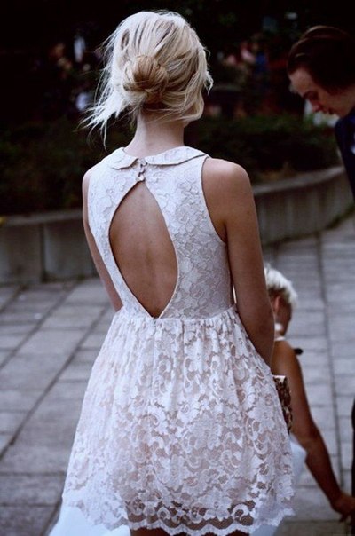 white lace dresses