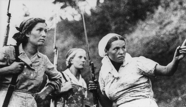 Советские женщины-партизанки