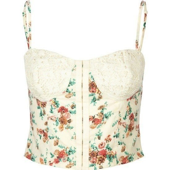 Стильная вещь: floral corset top