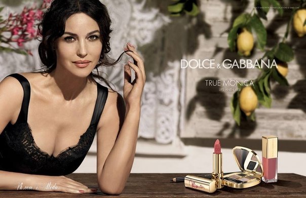 Поклоняющаяся красоте женщины, марка Dolce & Gabbana  создала  коллекцию косметики True Monica Collection,   вдохновленную Моникой Беллуччи.